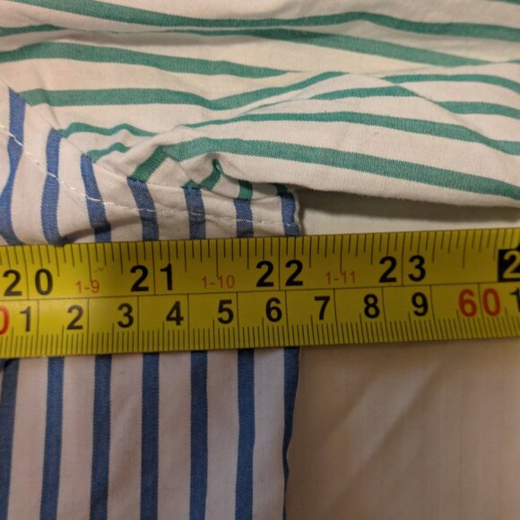 Gap Bengal Stripe/College Stripe "Fun" Shirt Multicolored - Picture 3 of 5